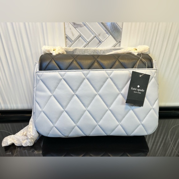 Quilted Tricolor Leather Carey Shoulder Bag Kate Spade - Picture 6 of 15